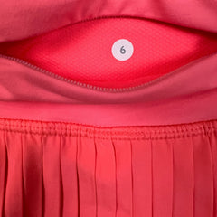 Lululemon Pleat To Street Skirt II Womens Size 6 Grapefruit Pink Tennis Run