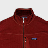 Patagonia Fleece Mens XL Red Full Zip Polartec Outdoor Jacket