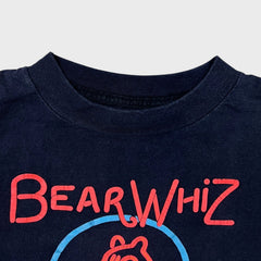 Vintage 1988 Bear Whiz Beer T Shirt Mens Large Blue Single Stitch Virginia Tee