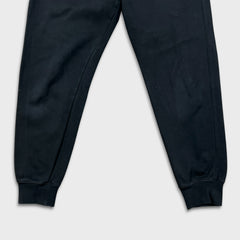 Nike Sportswear Sweatpants Mens Small Black Swoosh Taper Leg Fleece Jogger