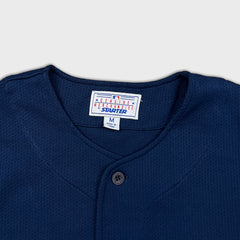Vintage Starter New York Yankees Jersey Mens Medium Blue MLB Baseball