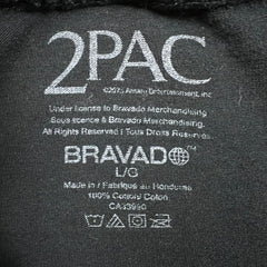 Tupac Shakur T Shirt Mens Large Black Me Against The World Graphic Rap Tee