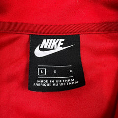Nike Sportswear N98 Tribute Tack Top Mens Large Red Full Zip Sweatshirt