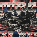 Vintage 2011 Sturgis T Shirt Mens Large Black Double Sided Graphic Biker Motorcycle Tee