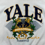 Vintage 90s Yale Bulldogs University Sweatshirt Mens XL White USA Crewneck
