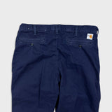 Carhartt Pants Mens 36x28 Blue Flame Resistant FR Relaxed Straight Workwear Twill