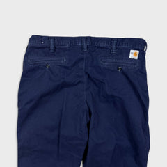 Carhartt Pants Mens 36x28 Blue Flame Resistant FR Relaxed Straight Workwear Twill