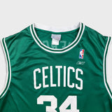 Vintage Reebok Paul Pierce #34 Boston Celtics Jersey Mens Large Green NBA Basketball