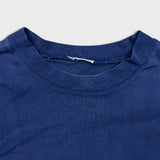Vintage 90s Blank Pocket T Shirt Mens Large Blue Single Stitched Heavy Faded Tee