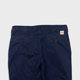 Carhartt Pants Mens 36x28 Blue Flame Resistant FR Relaxed Straight Workwear Twill