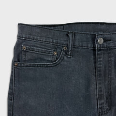 Levi’s 513 Jeans Mens 34x32 Gray Slim Straight Fit Casual Faded Denim Pants