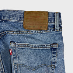 Levi's 501 '93 Jeans Mens 31x31 Blue Original Fit Straight Leg Light Wash Denim Pants