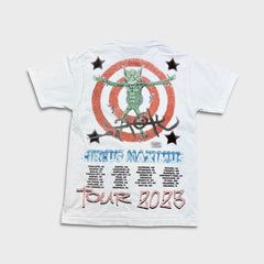 Travis Scott Utopia Circus Maximus 2023 Tour III Tee Mens Medium White T Shirt