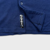 Vintage Y2K Reebok New England Patriots Shirt Mens Large Blue Football NFL Short Sleeve Button Up