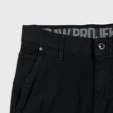 Projek Raw Pants Mens 32x28 Black Slim Taper Leg Stretch Casual Trousers
