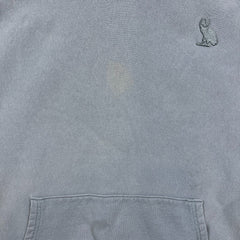 October's Very Own Hoodie Mens XL Gray OVO Classic Owl Faded Hooded Sweater