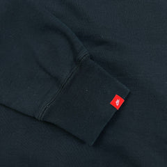 Nike Air Sportswear Sweatshirt Mens Large Black Swoosh Pullover Crewneck