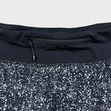 Lululemon Race Pace Short Womens Size 4 Black Mini Splatter Athletic Lined Pants