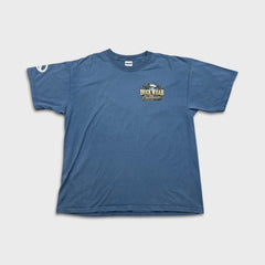 Vintage 2004 Buck Wear Outdoors T Shirt Mens XL Blue I Do Fish Graphic Tee