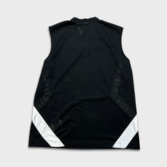 Vintage Y2K Nike Force Sleeveless Mens Medium Black Sportswear Swoosh Vest