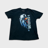 2013 Battlefield 4 T Shirt Mens XL Black Video Game Promo Graphic Short Sleeve Tee