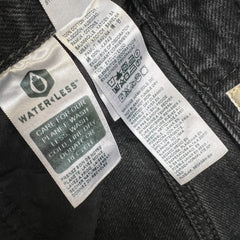 Levi's Jeans Womens 28x31 Black Baggy Dad Dark Wash Faded Denim Pants