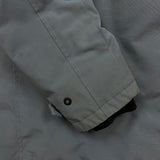 Canada Goose Kensington Parka Womens Medium Gray Down Real Coyote Fur Coat 2506L