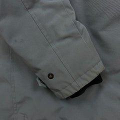 Canada Goose Kensington Parka Womens Medium Gray Down Real Coyote Fur Coat 2506L