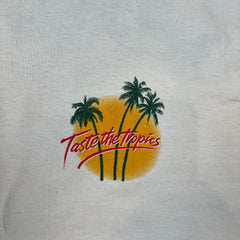 Vintage Y2K Captain Morgan Rum T Shirt Mens XL White Taste The Tropics Double Sided Tee