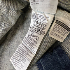 Levi's Type III Denim Jacket Mens XL Blue Medium Wash Western Trucker