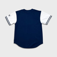 Vintage Starter New York Yankees Jersey Mens Medium Blue MLB Baseball