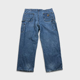 Carhartt B13 DPS Jean Mens 40x30 Blue Original Dungaree Fit Workwear Loose Baggy Pants