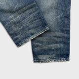 Ralph Lauren Jeans Mens 36x32 Blue Denim & Supply Tapered Straight Distressed Faded Pants