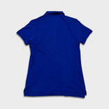 Vintage 90s Polo Ralph Lauren Shirt Womens Large Blue The Skinny Polo Preppy