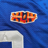 Vintage 2009 Reebok Peyton Manning Colts Jersey Mens 3XL Blue NFL Super Bowl Captain Patch