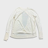 Lululemon Bring It Backbend Sweater Womens Large Off White Relaxed Yoga Pullover