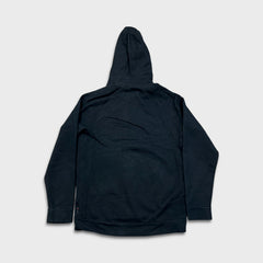 Vintage Y2K Nike Air Jordan Hoodie Mens Large Black Jumpman Full Zip Hooded Sweater