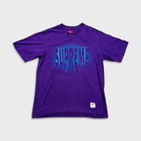 FW18 Supreme Light SS Top T Shirt Mens Medium Purple Short Sleeve Tee