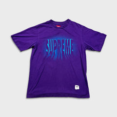 FW18 Supreme Light SS Top T Shirt Mens Medium Purple Short Sleeve Tee