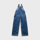 Vintage 90s Tommy Hilfiger Overalls Mens Large Blue Medium Wash Hammer Loop Workwear