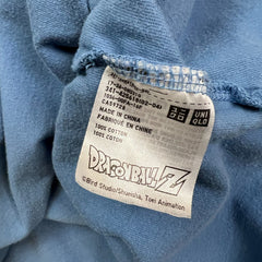 Uniqlo Dragon Ball Z T Shirt Mens Large Blue Trunks Fusion Ha Anime Graphic Tee