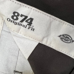 Dickies 874 Pants Mens 38x27 Brown Original Fit Workwear Taper Leg Chino Trouser