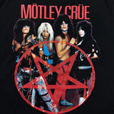 Vintage Y2K Motley Crue T Shirt Mens XL Black Double Sided Graphic Rock Band Tee