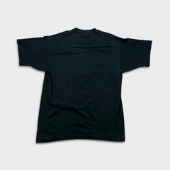 Vintage 90s Manitoulin Island Canada T Shirt Mens XL Black Single Stitch Tee