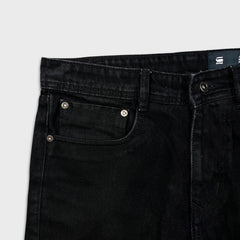 G-Star Raw Bronson Slim Chino Jeans Mens 32x29 Black Faded Dark Wash Denim Pants