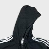 Adidas Hoodie Mens Medium Black Essentials Spell Out Full Zip Hooded Sweater