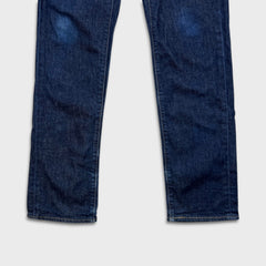 Levi's 511 Jeans Mens 33x32 Blue Slim Fit Mid Rise Dark Wash Stretch Denim Pants