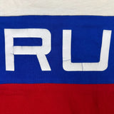Polo Ralph Lauren Russia T Shirt Mens Medium White RUS Crest Patch Tee