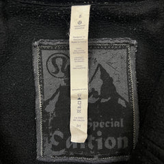Lululemon Scuba Hoodie Womens Size 8 Black Detachable Sleeves Hooded Sweater