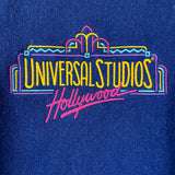 Vintage 90s Universal Studios Jacket Mens Medium Blue Hollywood Letterman USA Varsity